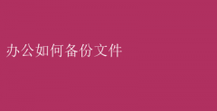 办公高效秘籍：轻松掌握文件备份全攻略