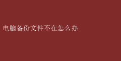 电脑备份文件丢失，急救指南！