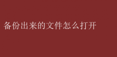 备份文件打开全攻略
